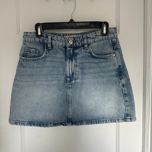 Zara Denim  Mini Jean Skirt - Picture 1 of 5